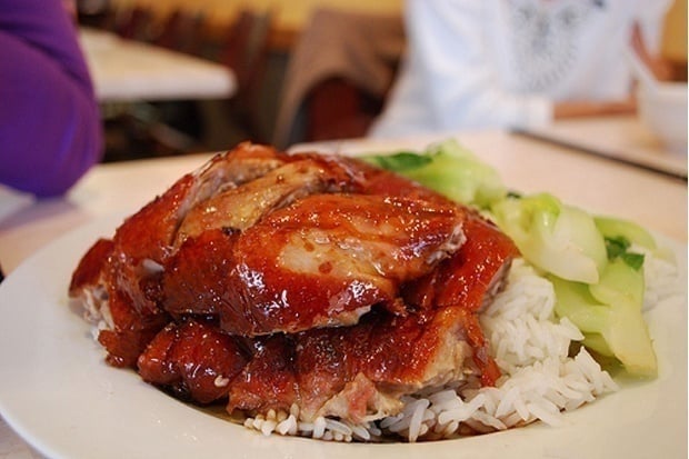 Your roast duck rice cravings can be satisfied at Minh Xuong, open till late. Photo: Alpha via Flickr