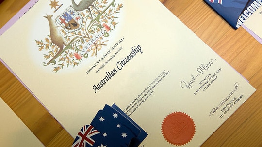  Quy trình xin quốc tịch Úc sẽ trở nên khó khăn hơn. Ảnh: SBS 