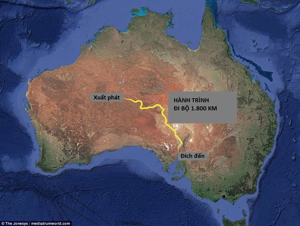 Hanh trinh 1.000 km cua co be mot tuoi o Australia hinh anh 14
