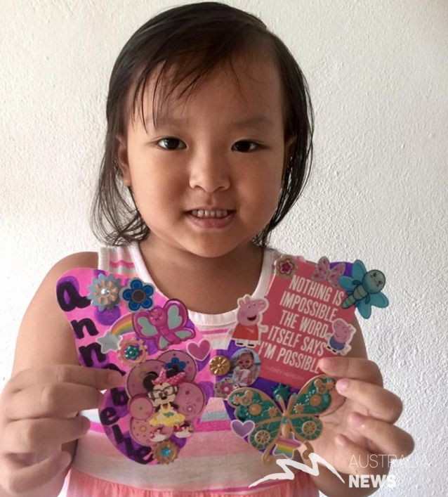 Perth: Đau lòng cảnh cô bé 4 tuổi gốc Việt phải chiến đấu với căn bệnh u não quái ác