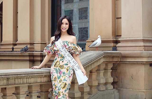 Mia (Trần Khánh Huyền) lọt vào chung kết Miss Galaxy Australia 2018