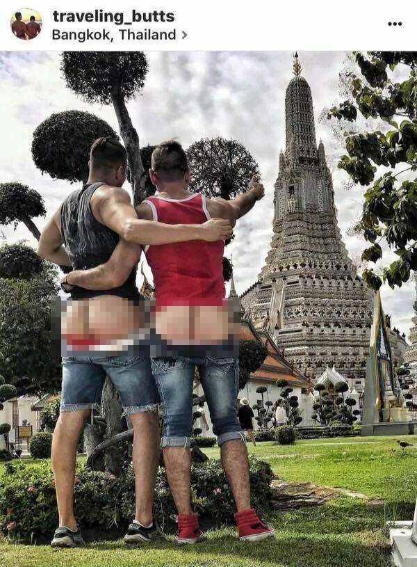 Chụp ảnh khoe vòng 3 tại Thái Lan, 2 blogger du lịch nổi tiếng phải trả giá đắt cho hành động báng bổ - Ảnh 1.