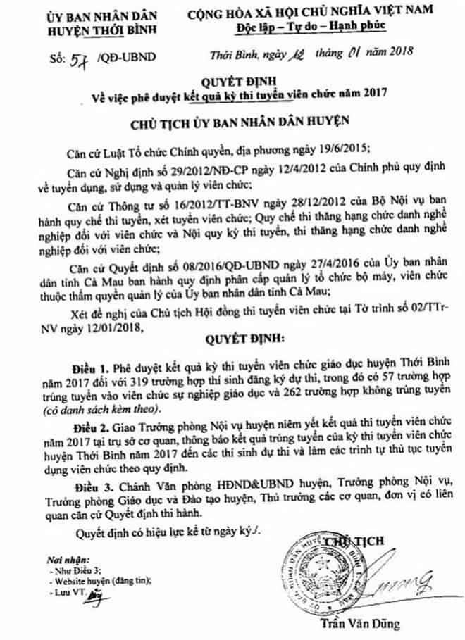 Thu khoa truot vien chuc sau phuc khao, 3 nguoi nha lanh dao lai dau hinh anh 1