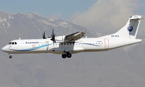 Một phi cơ ATR 72 của Aseman Airlines. Ảnh: Plane Spotters.