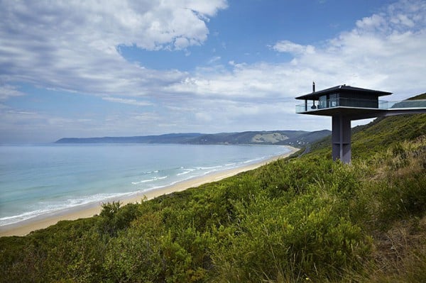 Ngôi nhà nghỉ dưỡng lơ lửng trên mặt biển ở Úc - Ảnh 4.