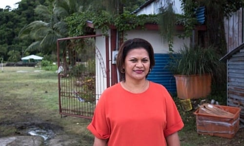 Leilani Reklai - chủ tịch hiệp hội du lịch Palau. Ảnh: Guardian.