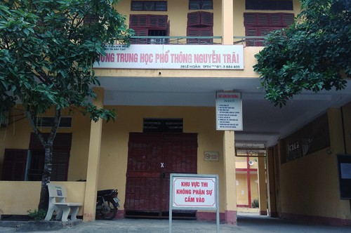 Trường THPT Nguyễn Trãi. 