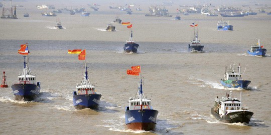 Quân đội Mỹ cảnh báo tàu cá Trung Quốc bắt nạt, đe dọa gây chiến - Ảnh 1.
