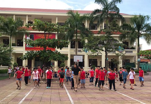 Học sinh trường Tiểu học Lê Hồng Phong (Hải Phòng).