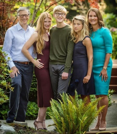 Gia đình hạnh phúc của tỷ phú Bill Gates. Ảnh: CNBC.