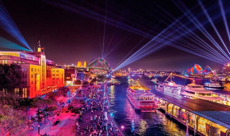 Lý do lễ hội ánh sáng ở Australia thu hút khách du lịch