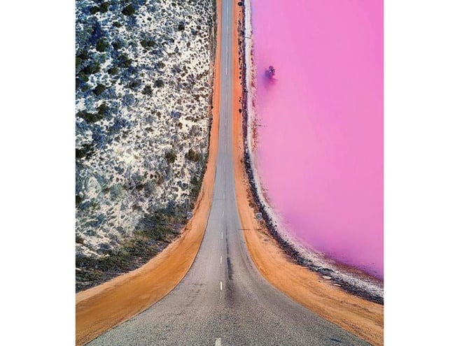 Bí ẩn chuyện hồ nước mang sắc hồng Hutt Lagoon - ảnh 1