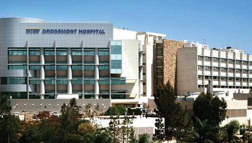 Bệnh viện Sharp Grossmont ở thành phố La Mesa, California, Mỹ. Ảnh: NY Times.