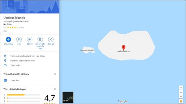 10. Đảo Vô vọng (Useless Island) tại New Zealand.