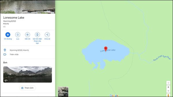 4. Hồ Cô độc (Lonesome Lake) tại Wyoming, Hoa Kỳ.
