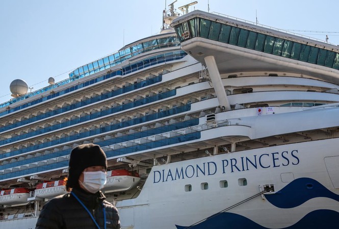 Tàu du lịch Diamond Princess. Ảnh: Reuters