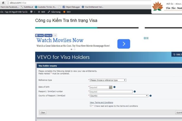 Check visa Tai Uc