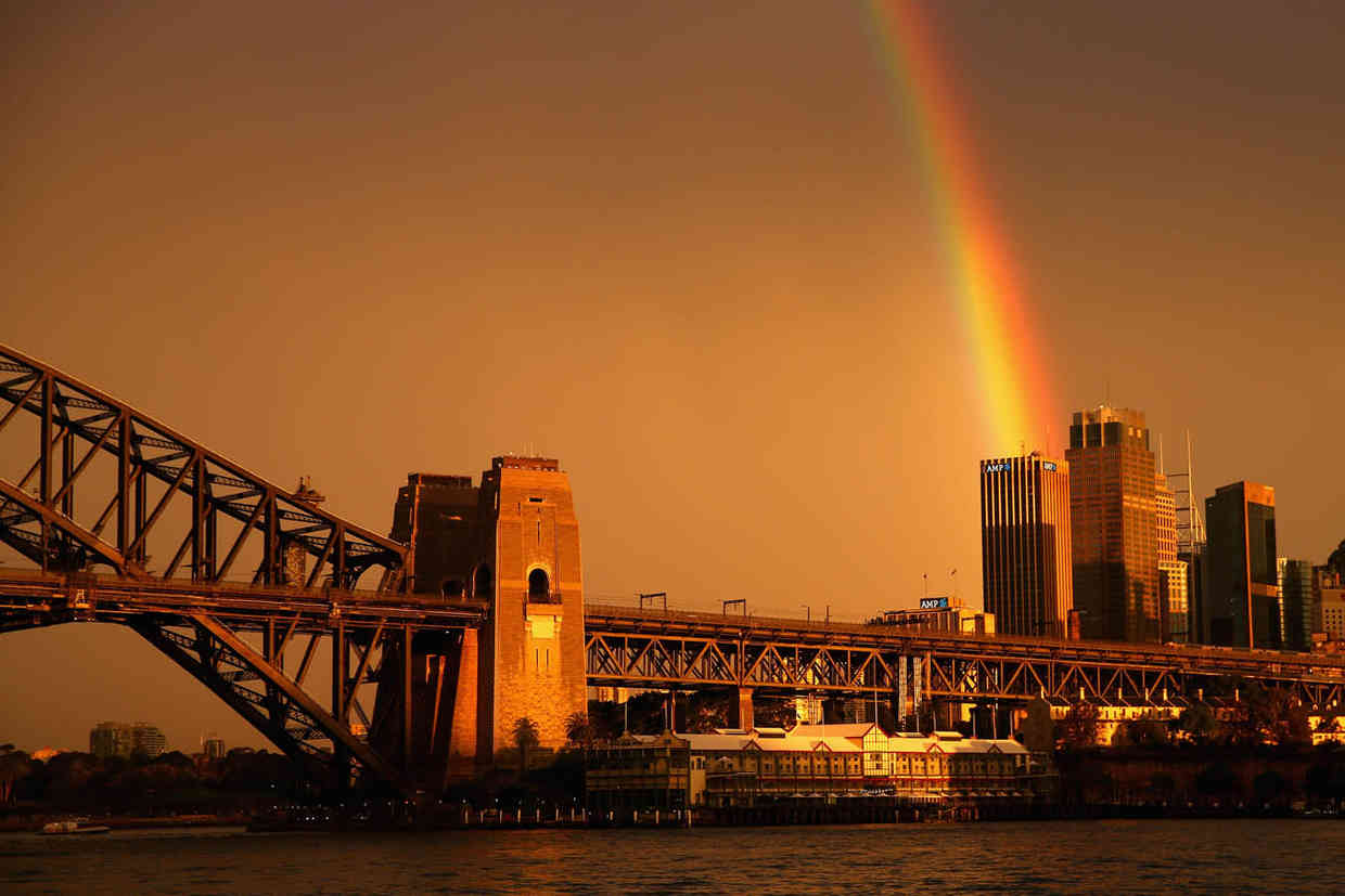 cầu vồng kép ở Sydney
