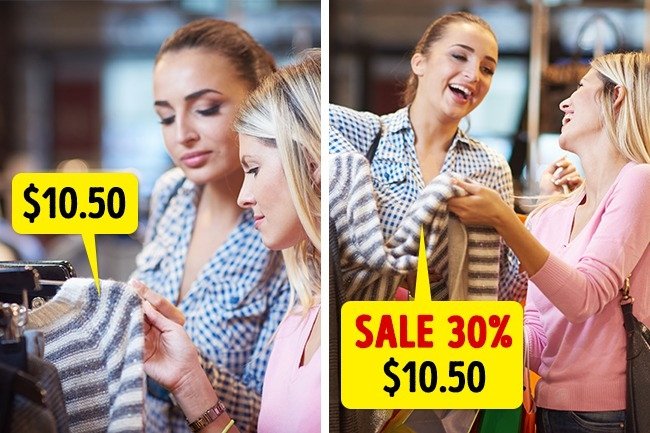 Nhiều cửa hàng đã cố tình niêm yết, đẩy giá lên cao rồi sale "khủng".