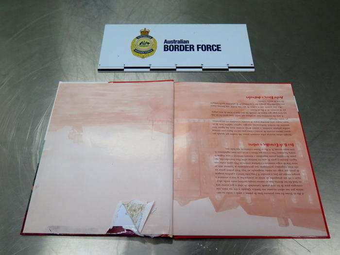 700 grams of cocaine into Australia hidden in children’s books.