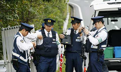 Cảnh sát Nhật Bản. Ảnh minh họa: Kyodo