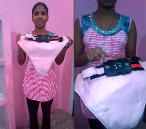 Kumari và chiếc quần lót nhằm ghi lại trong các vụ cưỡng hiếp.