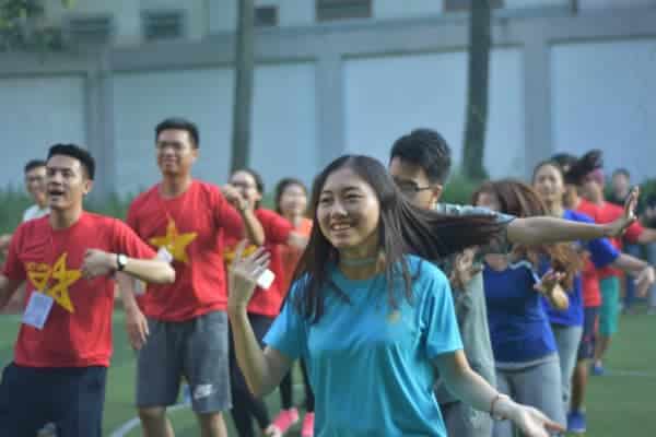 Nguyễn Ngọc Phương Linh trong một hoạt động. 