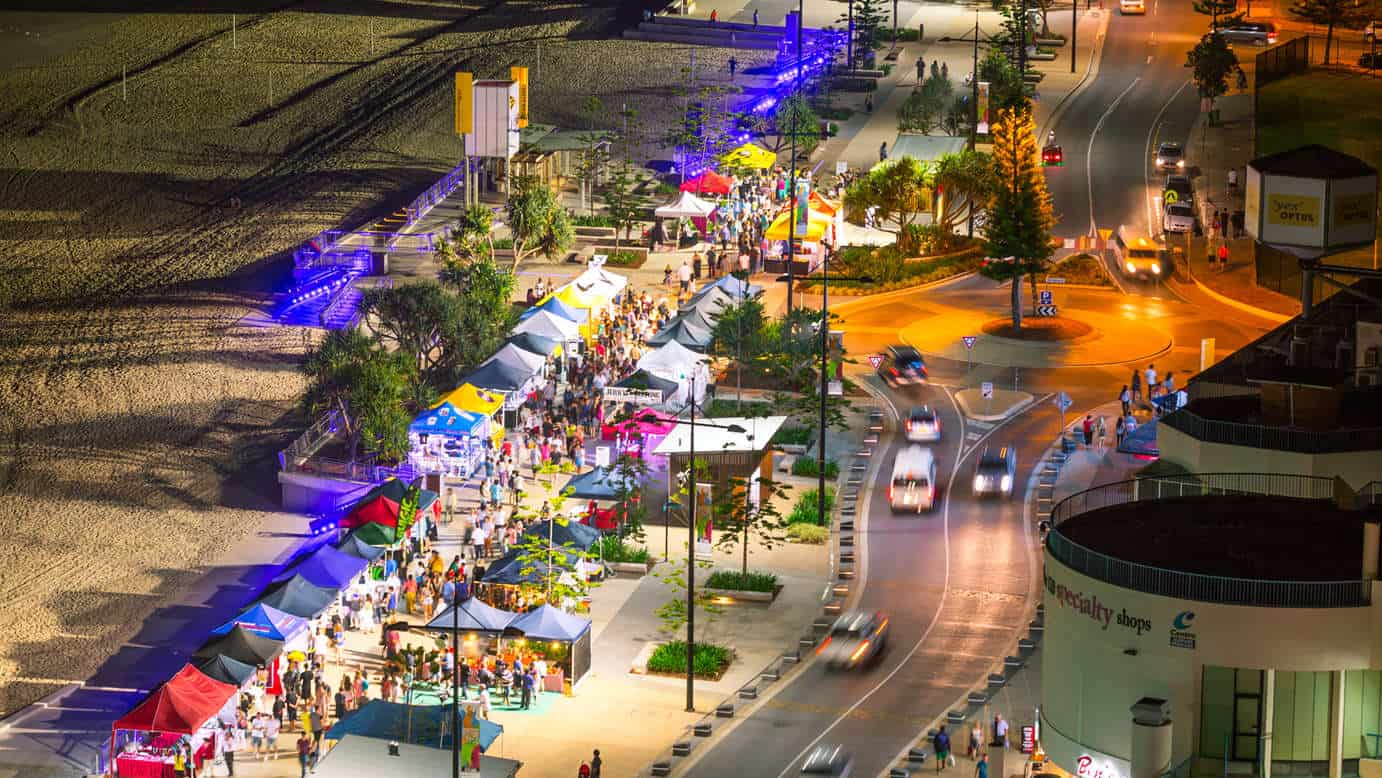 The Surfers Paradise Beachfront Markets
