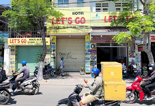 Nhà hàng nơi nhóm khách Trung Quốc bị tố giác không trả hơn 9 triệu đồng cho bữa ăn. Ảnh: Xuân