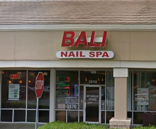 Tiệm Bali Nail Spa ở thành phố Lutz, bang Florida. Ảnh: Google Maps