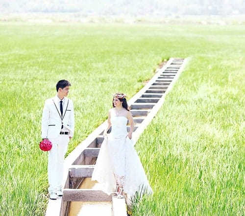 Ảnh cưới của Audrey được chụp ở Việt Nam. Ảnh: Nhân vật cung cấp