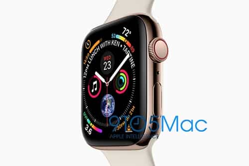 Apple Watch series 4 sở hữu màn hình lớn hơn.