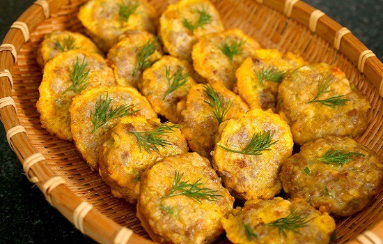Cách làm chả thịt đậu phụ chiên 1