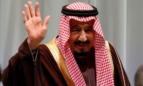 Quốc vương Arab Saudi Salman bin Abdulaziz Al Saud dự một diễn đàn tại Nhật tháng 3/2017. Ảnh: Reuters.