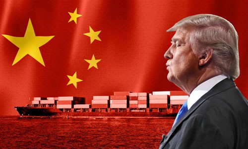 Trump đã ra lệnh áp thuế với khoảng 200 tỷ USD hàng hóa Trung Quốc và đe dọa áp thêm thuế với 267 tỷ hàng nhập khẩu từ nước này. Ảnh: CNN.