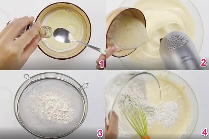 Cách làm bánh bông lan bằng chảo chống dính