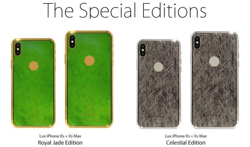 iPhone Xs siêu sang làm từ ngọc bích, thiên thạch, giá ba triệu USD
