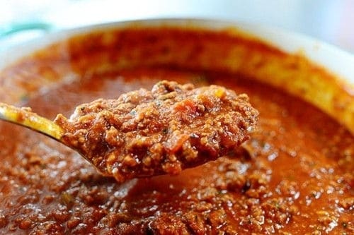  Nước sốt cà chua thịt bò bằm