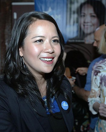 Trâm Nguyễn, người vừa giành ghế tại Hạ viện bang Massachusetts. Ảnh: Andover Townsman