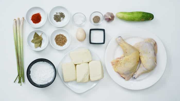  Nguyên liệu để làm món Ayam Penyet