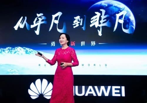 Bà Mạnh Vãn Chu  Phó chủ tịch kiêm Giám đốc Tài chính Huawei. Ảnh: SoftPedia