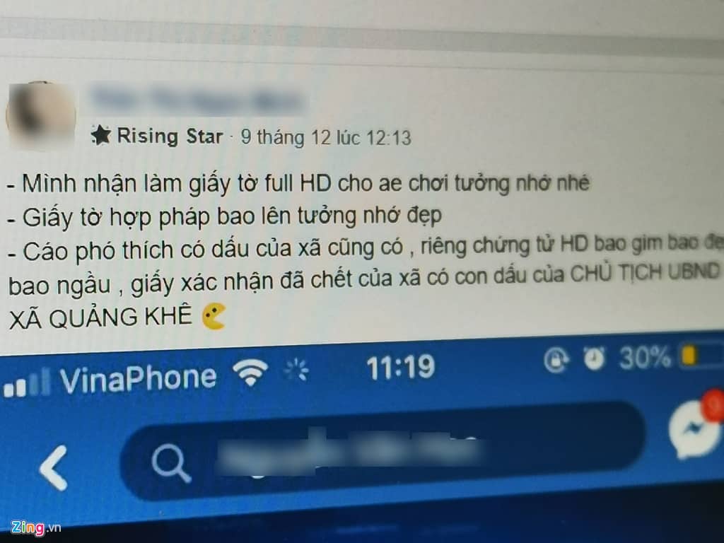 Danh sap Facebook ca nhan bang giay chung tu tai VN hinh anh 3