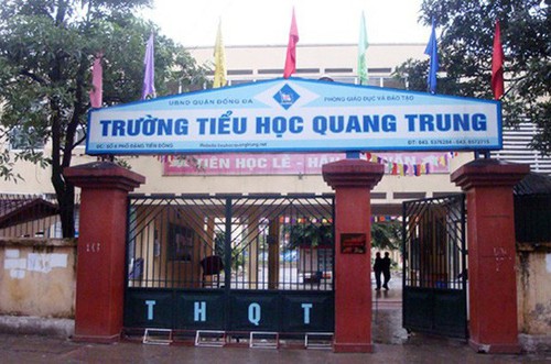 Trường Tiểu học Quang Trung, quận Đống Đa (Hà Nội). 