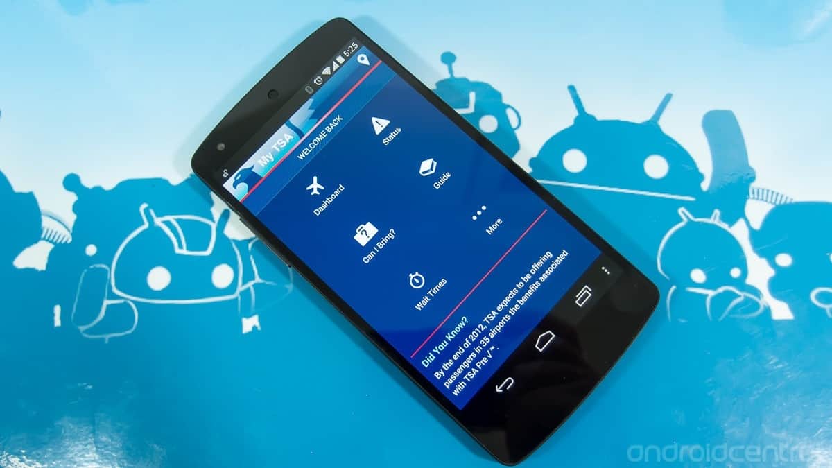 The MyTSA app