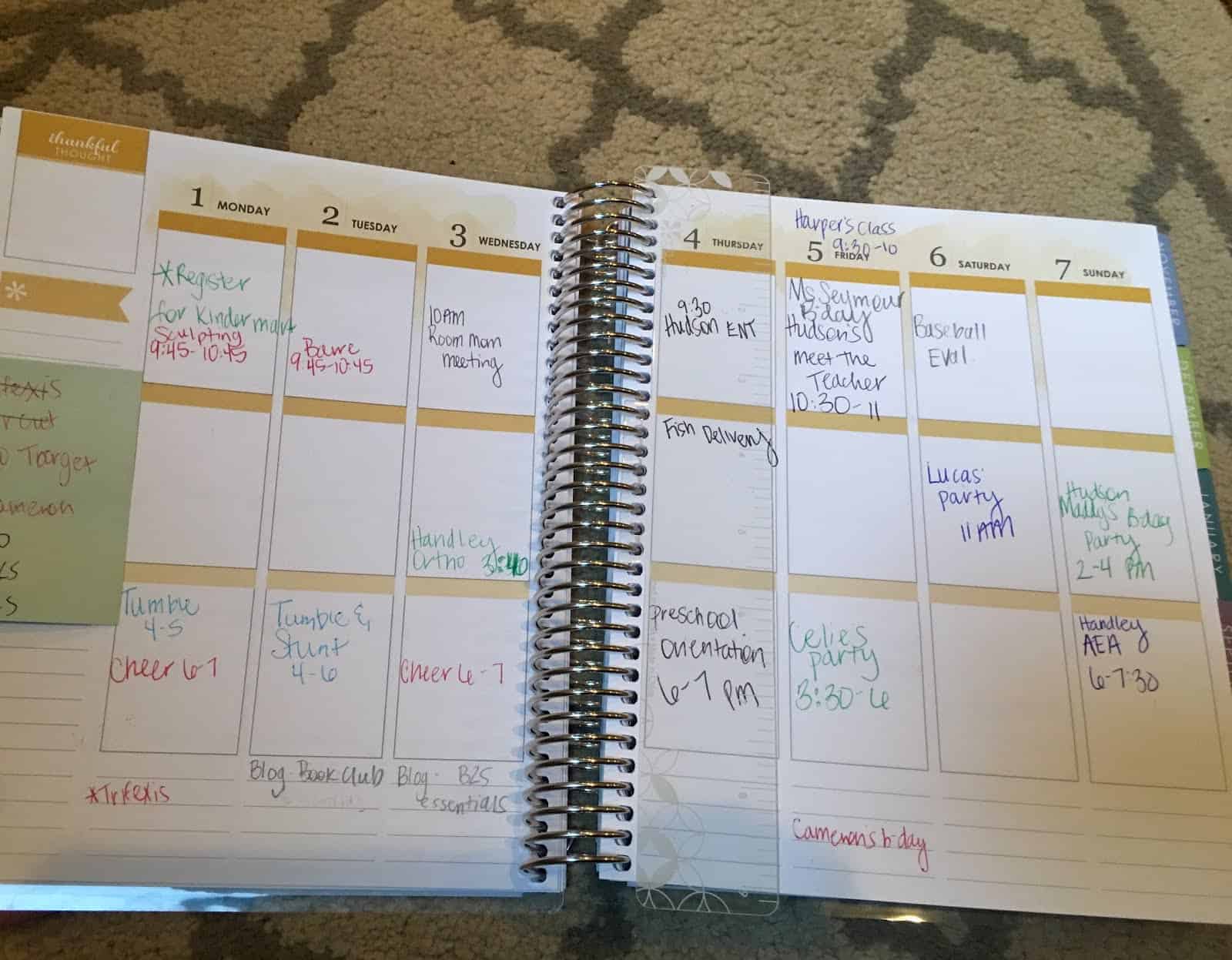 busy school schedule