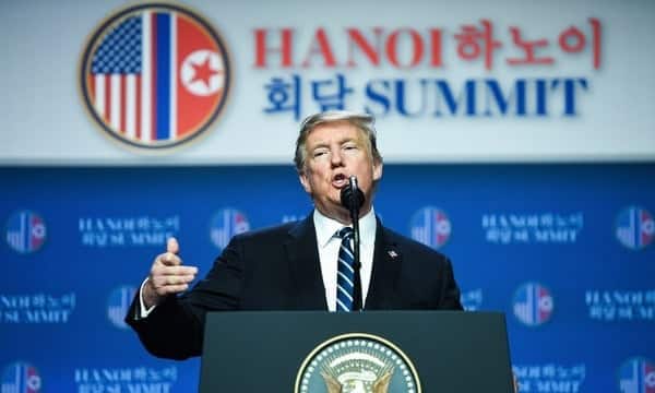 Tá»ng thá»ng Trump tráº£ lá»i cÃ¢u há»i cá»§a phÃ³ng viÃªn. áº¢nh:Â AFP.