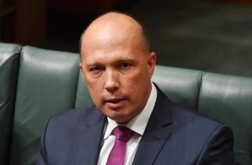 Bộ trưởng Nội vụ Australia Peter Dutton.