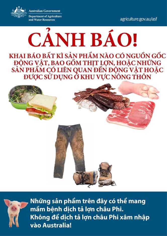 Hành khách Việt mang thịt lợn khô vào Australia có thể bị phạt tiền hoặc truy tố - ảnh 1