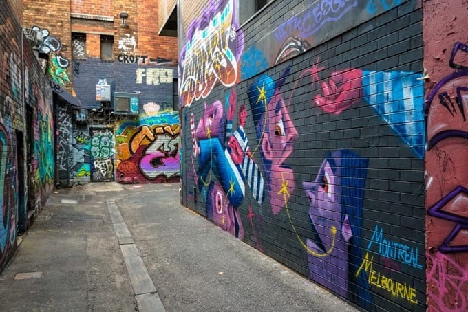 Những con ngõ vẽ tranh tường độc đáo ở Melbourne