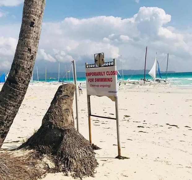 Khách Trung Quốc chôn tã xuống cát, Philippines đóng cửa bãi biển Boracay - Ảnh 2.